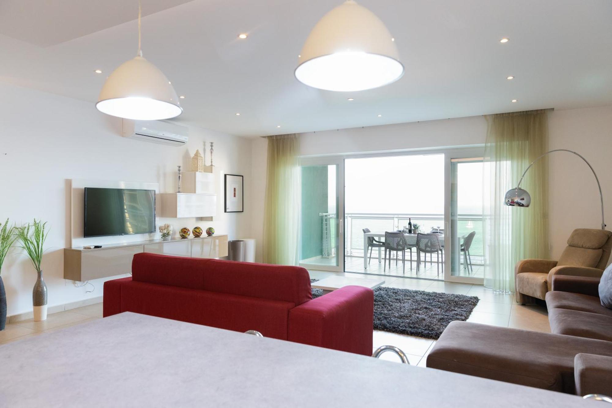 Luxury Seafront 3Br With Pool By Arcobnb Sliema Exteriör bild