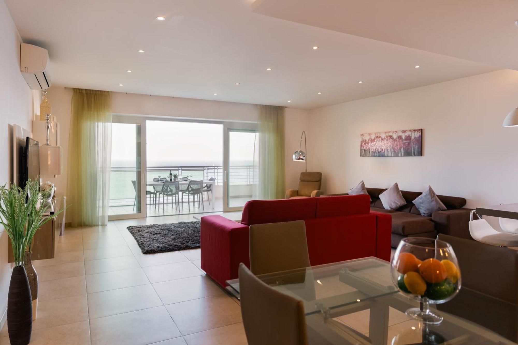 Luxury Seafront 3Br With Pool By Arcobnb Sliema Exteriör bild